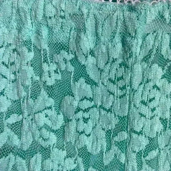 Free People Intimately All Day Lace Floral Sheer Flare Coquette Boho Trousers S - Picture 8 of 10